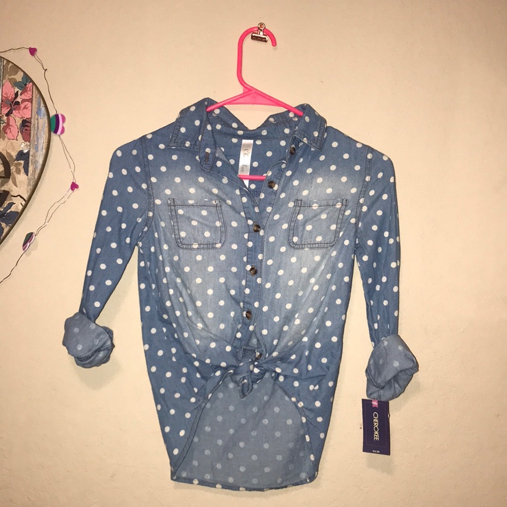 NWT girls’ button up long sleeves❤️